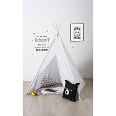 Tipi enfant gris 120x160x120cm