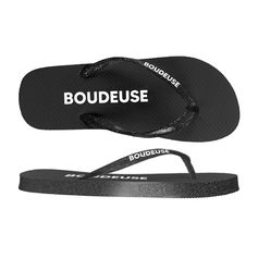 Tongs à paillettes boudeuse noir 36-39