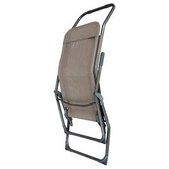 Transat SIESTA acier taupe 59x95x137cm