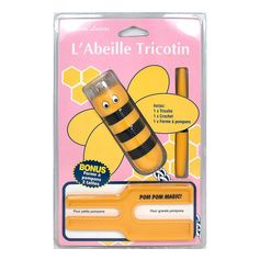 Tricotin forme abeille