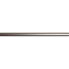 Tringle à rideau fer forgé argent mat D 28mm 160cm