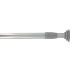 Tringle extensible entre-murs argentée 70-120cm D 22mm