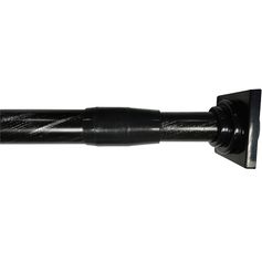 Tringle extensible entre-murs noir argent 110-200cm D 22mm