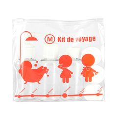 Trousse kit de voyage 15x15.5x4.3cm