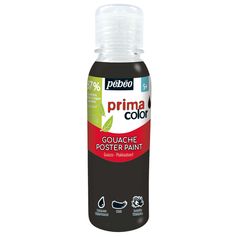 Tube gouache noire 150ml