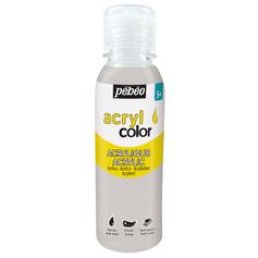 Tube peinture acrylique argent 150ml