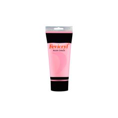 Tube peinture acrylique rose 200ml