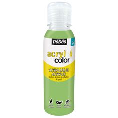 Tube peinture acrylique vert 150ml