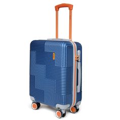 Valise ABS bleu 38.5L
