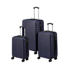 Valise ABS bleu marine 38L