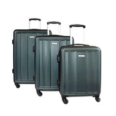 Valise ABS vert sapin 35x55x25cm