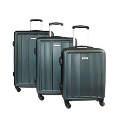 Valise ABS vert sapin 48x78x28cm