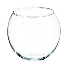 Vase boule en verre transparent D 15cm