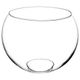 Vase boule verre transparent D 30x23.5cm