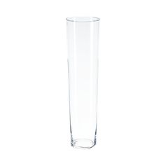 Vase conique verre transparent H 70cm