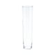 Vase conique verre transparent H 70cm