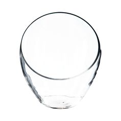 Vase coupelle verre transparent 18.5x22x18.5cm