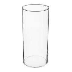 Vase cylindrique verre transparent 13x30cm