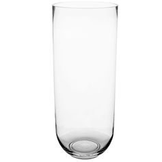 Vase cylindrique verre transparent D 20xH 50cm