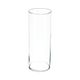 Vase cylindrique verre transparent H 40cm