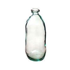 Vase dame jeanne verre forme bouteille transparent H 51cm