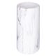 Vase déco cylindrique contemporain effet marbre H 20cm