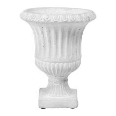 Vase déco Médicis ciment H 17cm