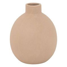 Vase déco RILY dolomite beige foncé H 18cm