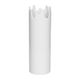 Vase long blanc en porcelaine algue 8.4x25.2cm