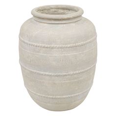 Vase ROMIA blanc H 46cm