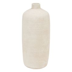 Vase ROMIA céramique blanc H 43.5cm