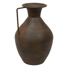 Vase WONJA acier marron H 30cm