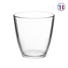 Verre à eau CLAUDI'EAU en verre à motif 25cl