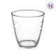 Verre à eau ROME'EAU en verre à motif 25cl