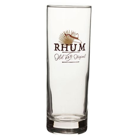 Verre à Rhum en verre imprimé 31cl
