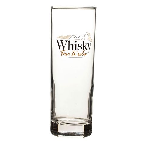 Verre à Whisky en verre imprimé 31cl