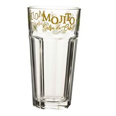 Verre cannelé en verre MOJITO SALSA 36cl