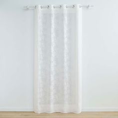 Voilage à œillets blanc KARLA 140x240cm