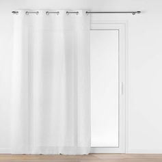 Voilage à œillets blanc OPHELIA 140x240cm