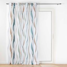 Voilage à œillets imprimé LISANA 140x240cm