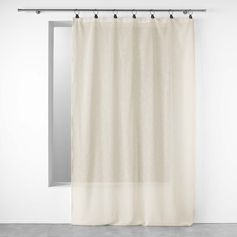 Voilage à œillets tissé en polyester LINKA naturel 140x240cm