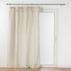 Voilage à passants jute BELANI 140x240cm