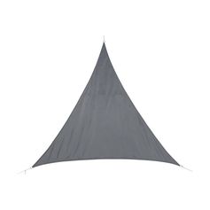 Voile d'ombrage CURACAO polyester gris 4x4m - HESPÉRIDE
