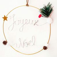 Couronne de Noël DIY