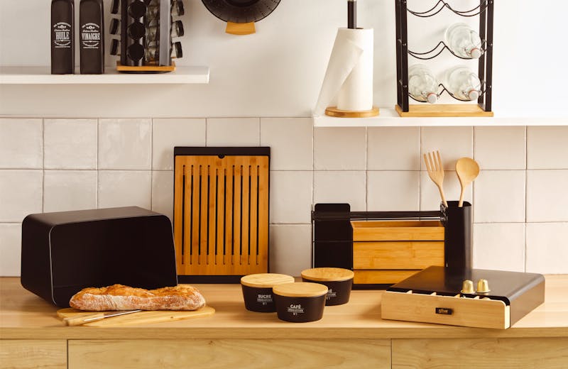 Organiseur Casseroles Et Poêles 5 Niveaux En Acier - Pour Fonte, Poêles, Couvercles - À Poser Verticalement Ou Horizontalement