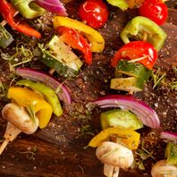 brochettes de légumes au barbecue