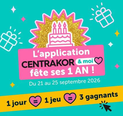 1 an application Centrakor & Moi
